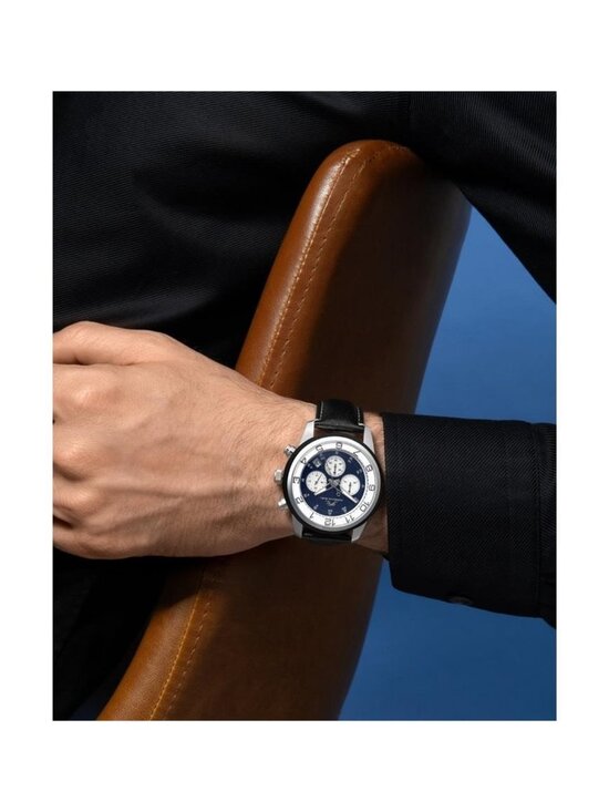 NWT Porsamo Bleu Arthur Chronograph Quartz Blue Dial Men\'s Watch main image 4